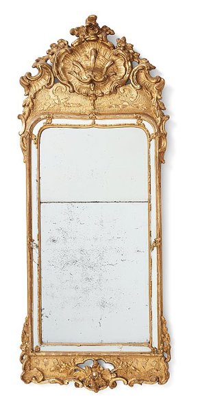 A Swedish Rococo mirror