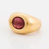 An 18K gold and tourmaline Pomellato ring